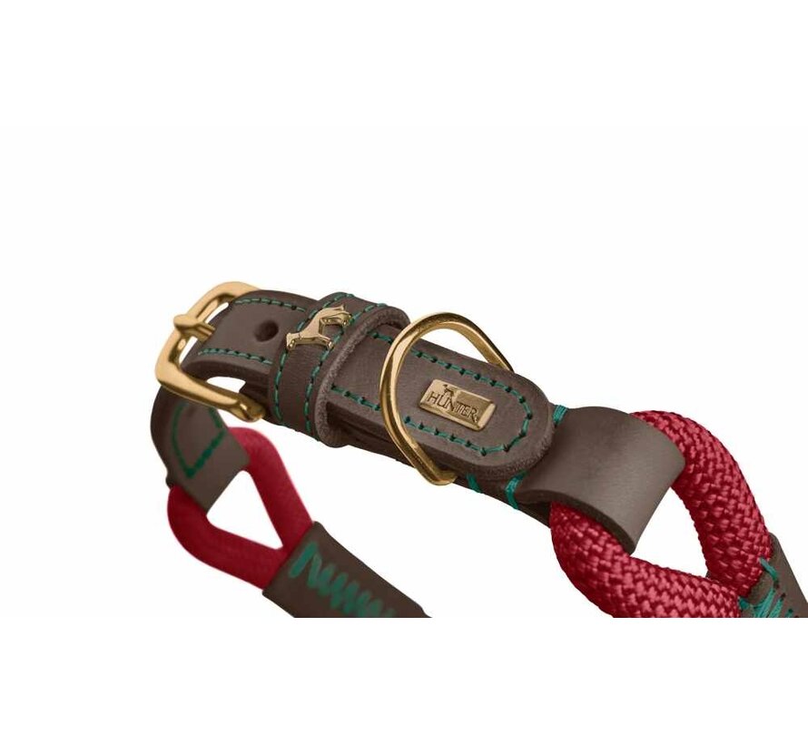 Hondenhalsband Malia Wijnrood