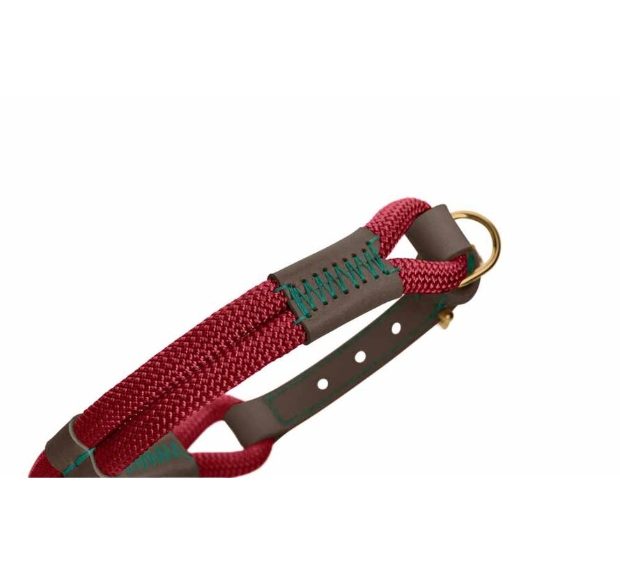 Dog Collar Malia Wine Red