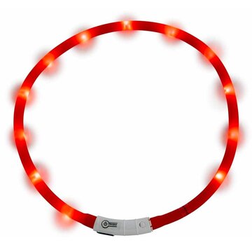 Jack and Vanilla LED Hondenhalsband Rood