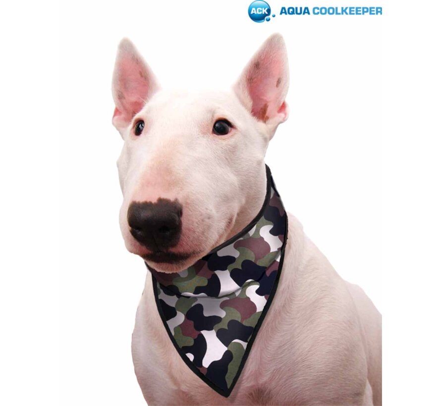 Koelbandana Hond Camouflage