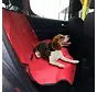 Dog blanket for the back seat Red