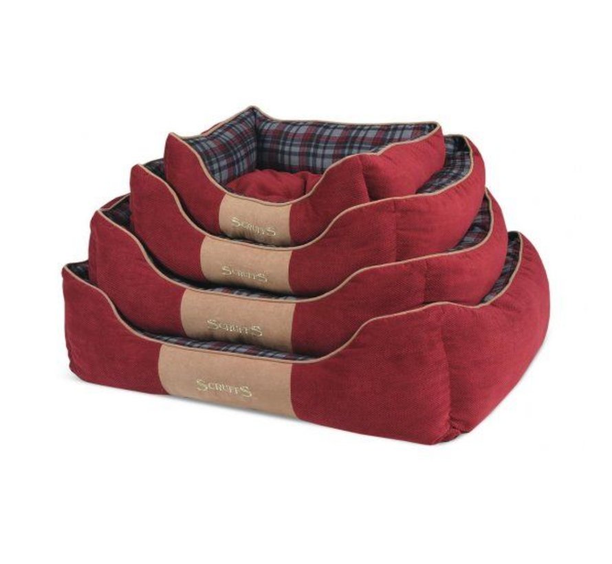 Dog Bed Highland Red