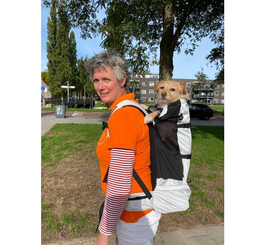 Dog Carrier Backpack Knavigate Grey