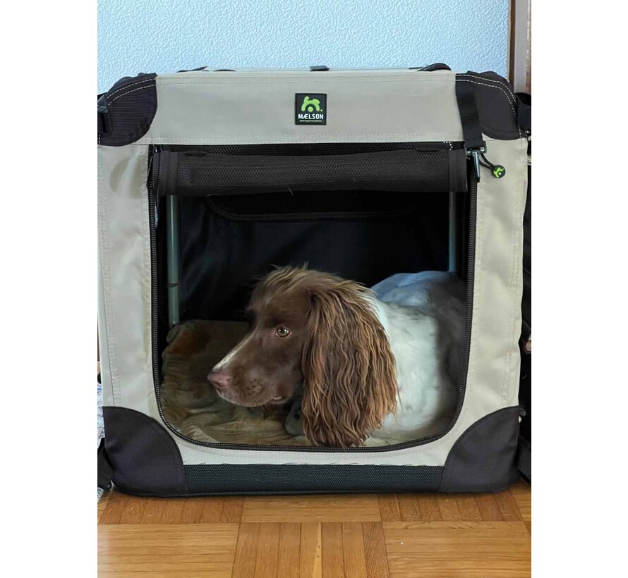 Reisbench Hond Soft Kennel Beige