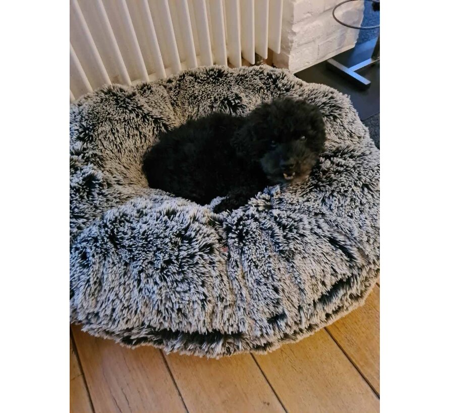 Dog Bagel Bed Midnight Frost