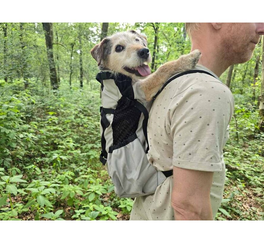 Dog Carrier Backpack Air Grey 2
