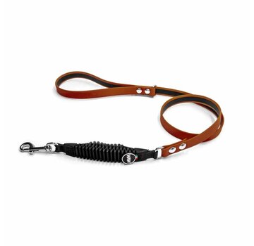 WAW Shock Absorbing Dog Leash Brown