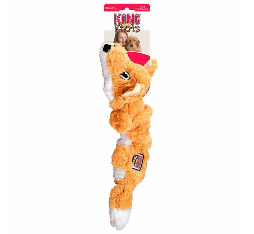 Dog Toy Scrunch Knots Fox