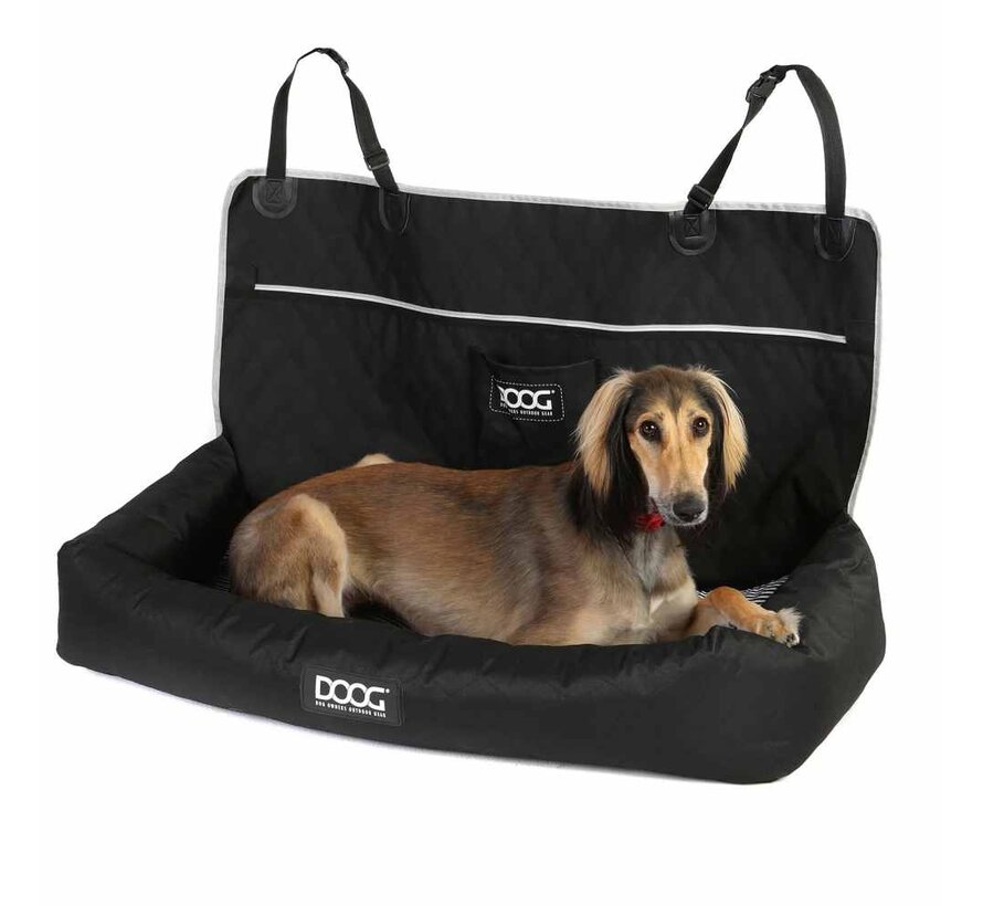 Honden Autostoel Zwart Large