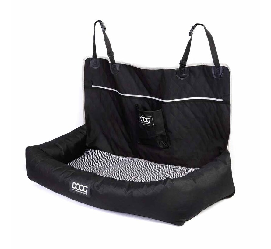 Honden Autostoel Zwart Large