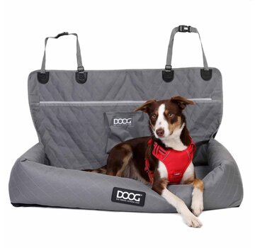 DOOG Dog Car Seat Grey Large