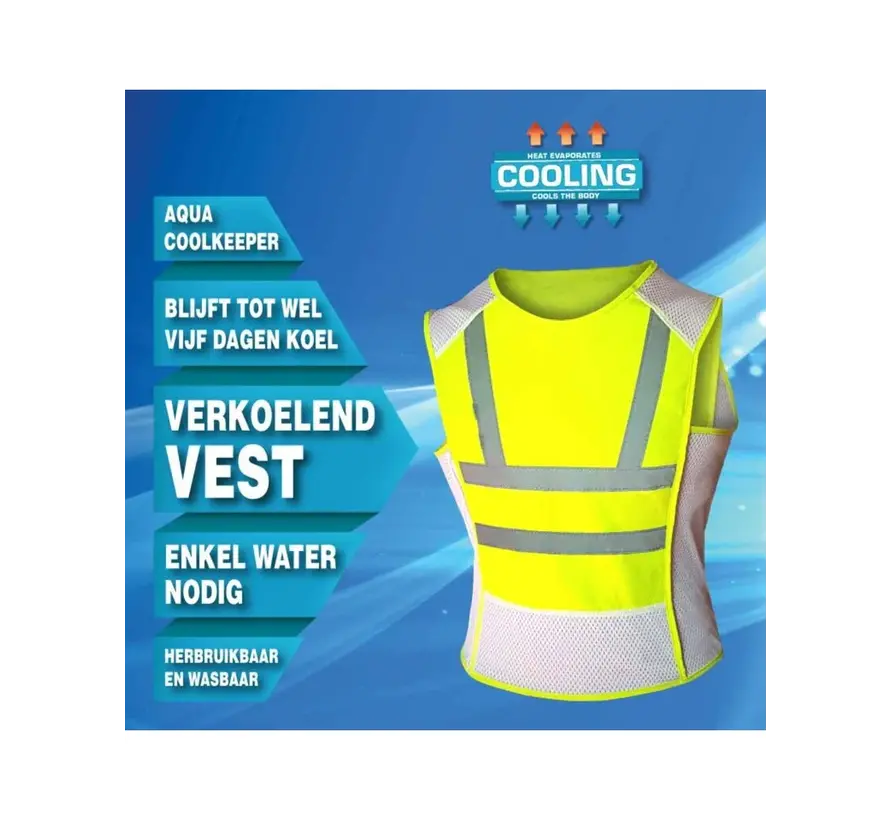 Sport Koelvest Neon Geel