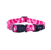Rogz Dog Collar Fusion Pink Paw