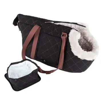 Scruffs Wilton Shoulder Dog Carrier Black
