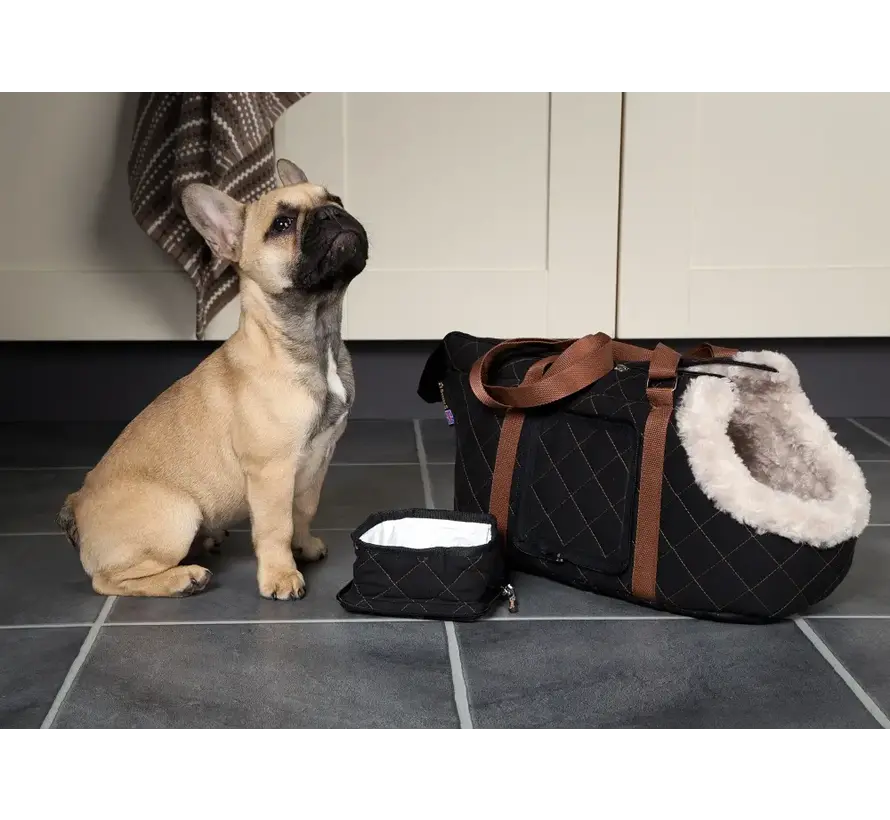 Wilton Shoulder Dog Carrier Black