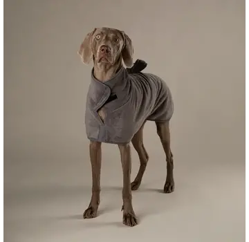 Scruffs Dog Bathrobe Expedition Grey