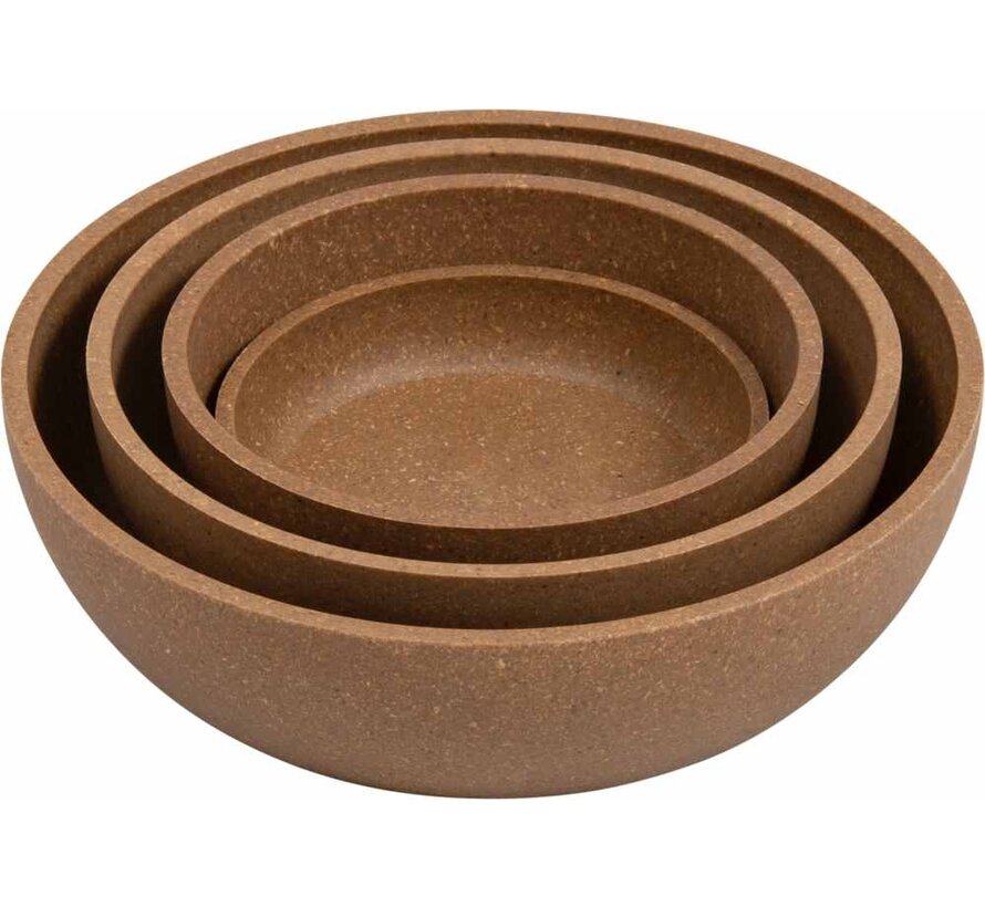 Voerbak of Drinkbak Bon Appetit Bamboe Beige