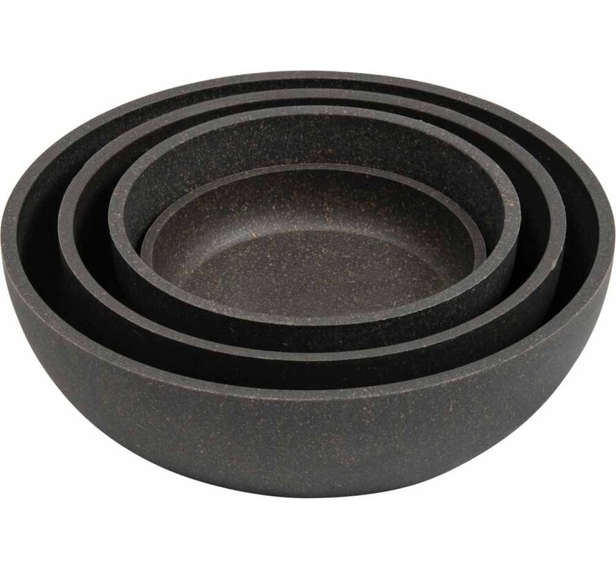 Voerkom of Drinkkom Bon Appetit Bamboe Bruin