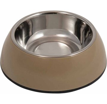 Jack and Vanilla Voerbak of Drinkbak Bon Appetit Taupe