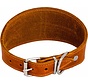 Greyhound Collar Greased Leather Cognac