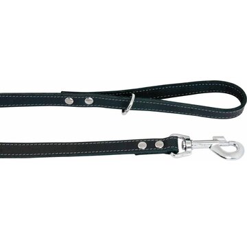 Jack and Vanilla Dog Leash Greased Leather Black