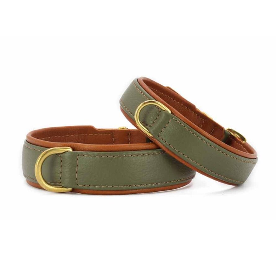 Hondenhalsband Klassiek Khaki