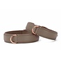 Hondenhalsband Taupe / Rose