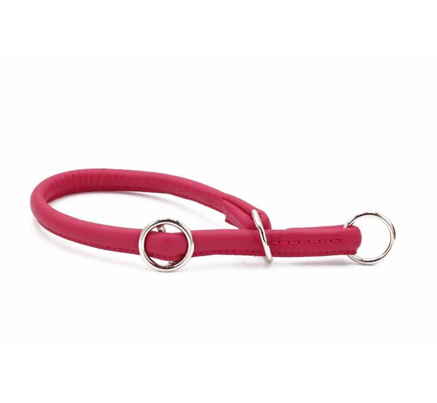 Dog Retriever Collar Lipstick / Silver