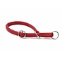 Retrieverhalsband voor de hond Rood / Zilver