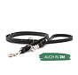 Dog Leash Classic Premium Black Silver