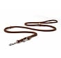 Dog Leash Cognac Silver