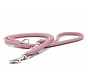 Dog Leash Pink Silver