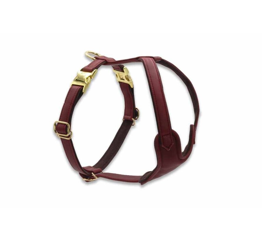 Dog Harness Burgundy