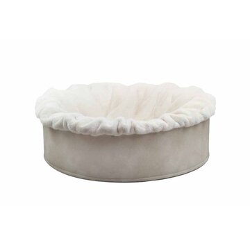 Maul Round Dog Bed Cream Buddelnest