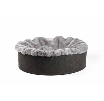 Maul Round Dog Bed Grey  Buddelnest