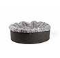 Round Dog Bed Grey Buddelnest