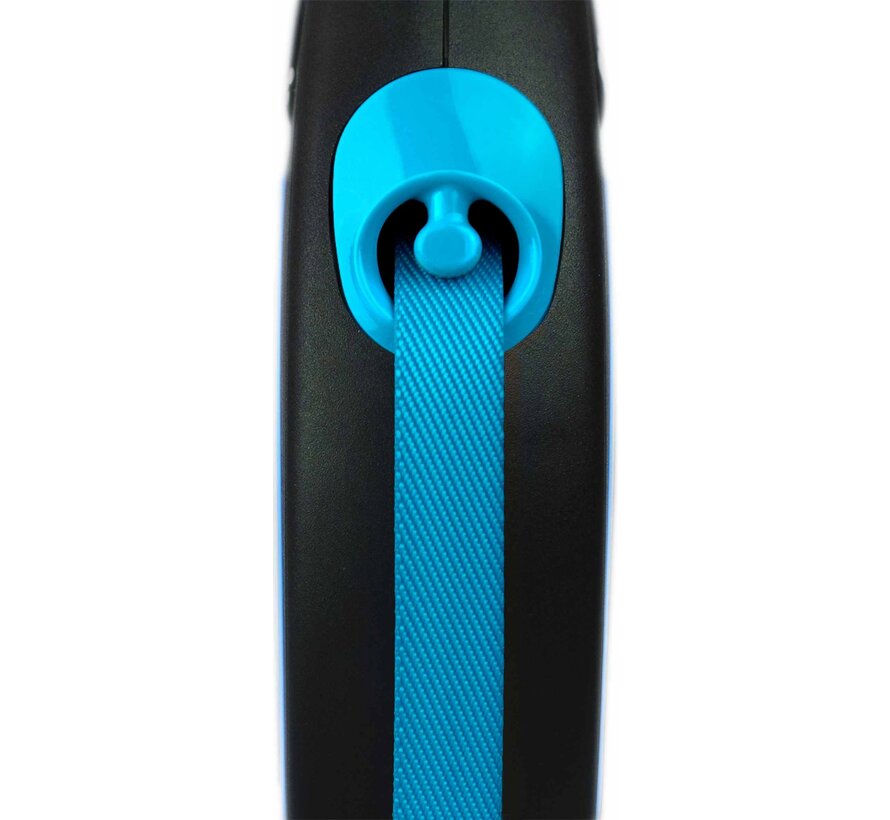 Retractable Leash Neon Tape Blue