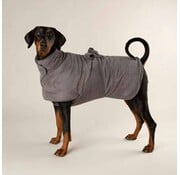 Scruffs Dog Bathrobe Noodle Gray