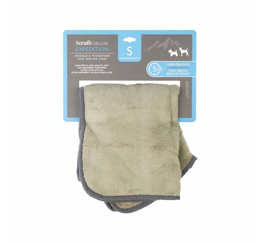 Dog Bathrobe Noodle Sage Green