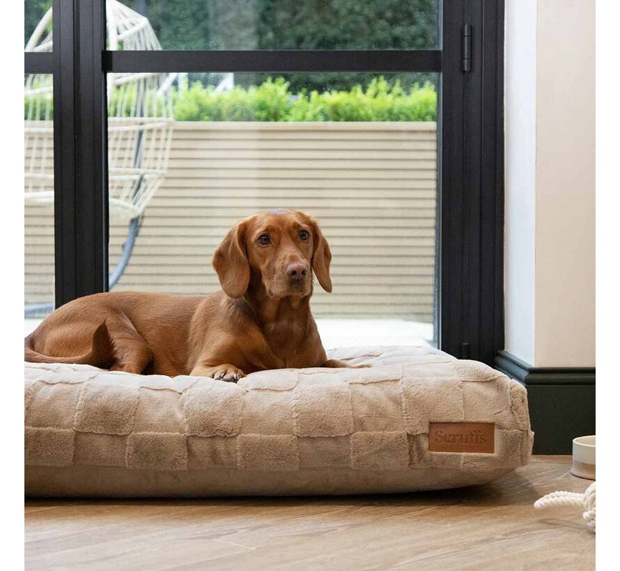 Orthopedic Dog Cushion Oxford Tan