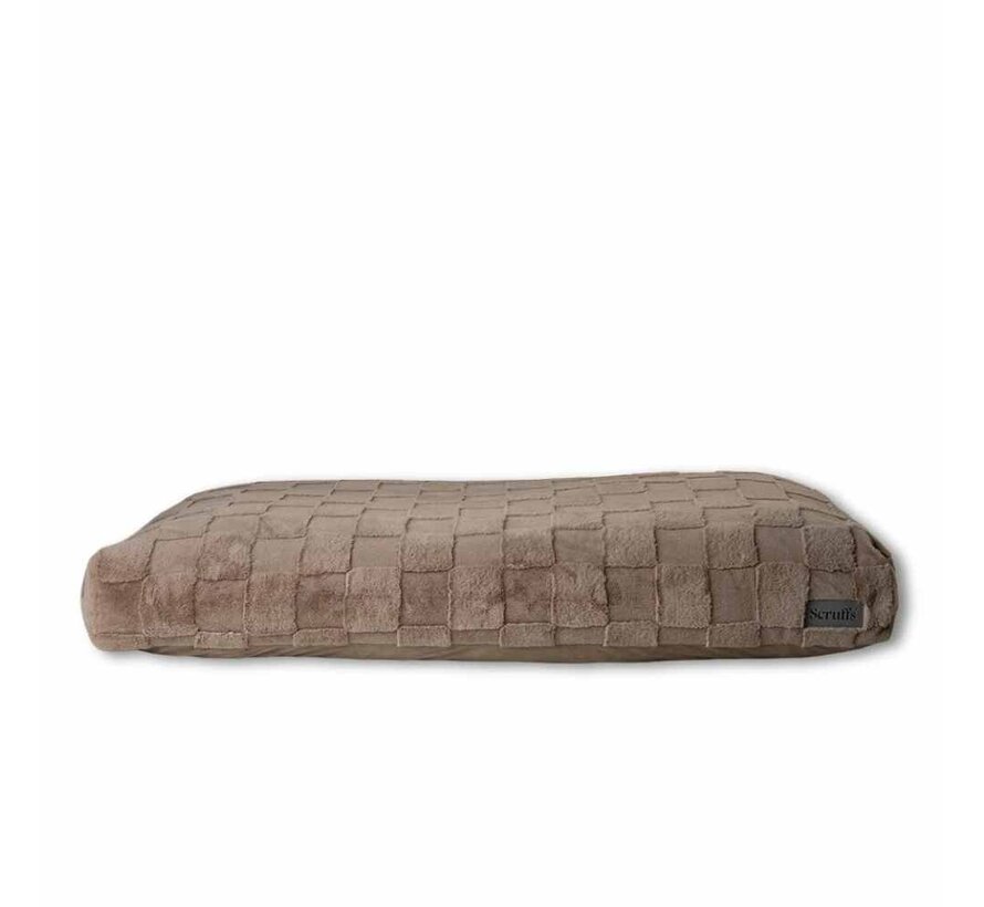 Orthopedic Dog Cushion Oxford Silver