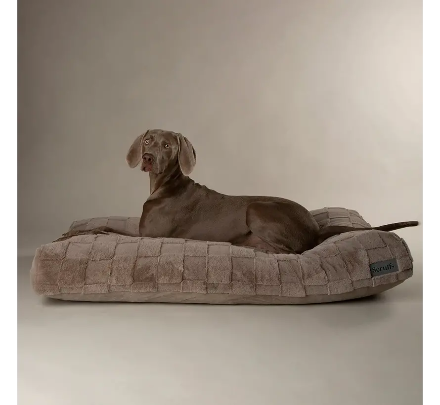 Orthopedic Dog Cushion Oxford Silver