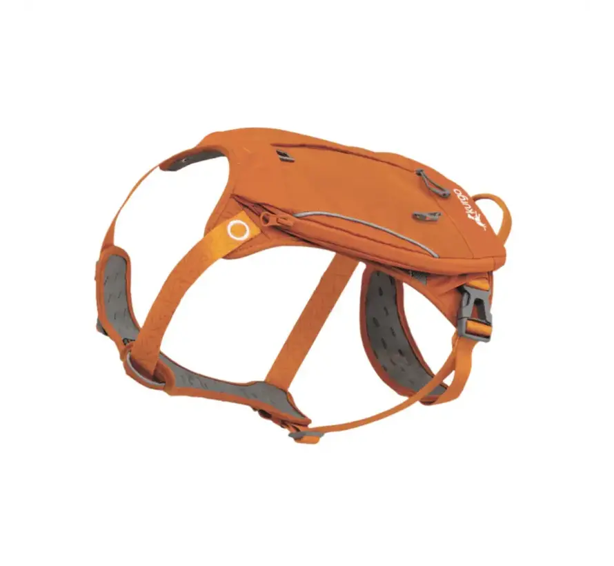 Dog Harness With Backpack Cascade Orange