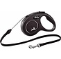 Retractable Leash New Classic Cord Black