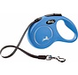 Retractable Leash New Classic Tape Blue