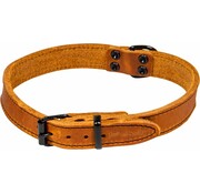 Jack and Vanilla Dog Collar Black Label Cognac