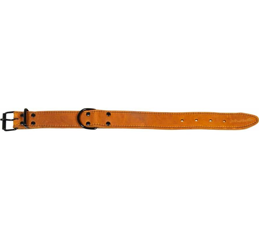 Dog Collar Black Label Cognac