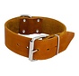 Hondenhalsband Greased Leather Breed Cognac