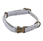 Dog Collar Velvet Smoke