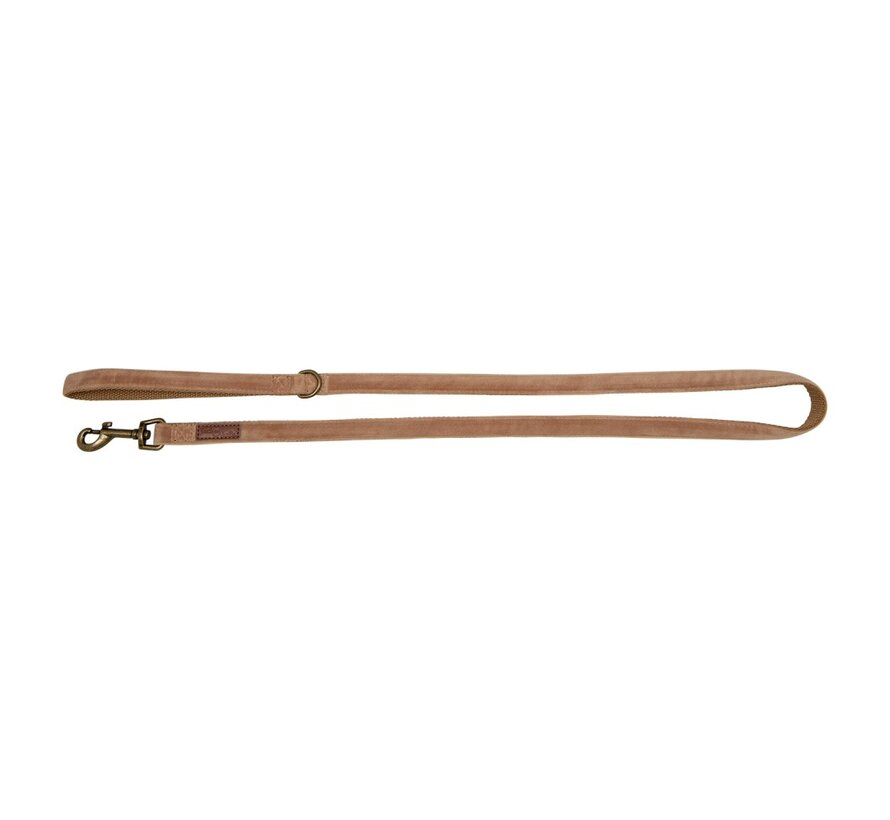 Dog Leash Velvet Camel